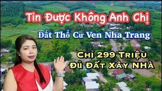 Bán đất thổ cư ven Nha Trang Ngay Trung tâm Xã Khánh Trung huyện Khánh Vĩnh Chỉ 299 Triệu