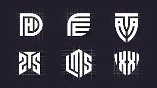 6 Easy Grid Logo Design Process On Same Lines | Adobe Illustrator Tutorial