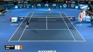 M. Granollers v A. Seppi - Highlights  Men's Singles Quarterfinal: Apia International Sydney 2013