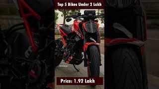 Top 5 Best Bikes Under 2 Lakh in India 2023