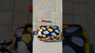 Crushing Crunchy & Soft Things! Breaking Glass Bottles #asmr #odlysatisfying #satisfying #shorts