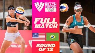 Cannon/Kraft  vs. Ana Patricia/Duda  - Full Match | Round of 12 - Elite 16 | Beach Pro Tour