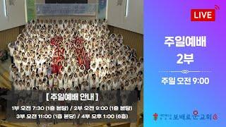 보배로운교회 실시간 주일 2부 예배 [25.06.08]