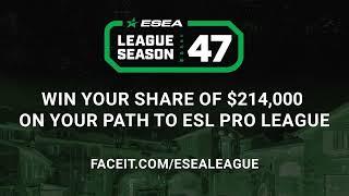 ESEA League Season 47 is here! Join the first CS2 Season on FACEIT