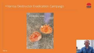 Chris Anderson, NSW DPI - The Varroa destructor eradication program
