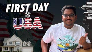 America లో నా మొదటి రోజు! First Day in USA #vlog