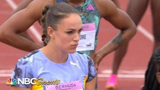 Abby Steiner pulls away late to win Bermuda Grand Prix 200m | NBC Sports