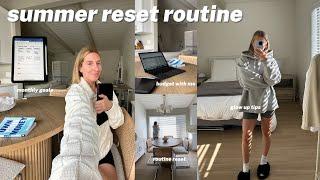 JULY RESET ROUTINE: Summer Spending, Notion for Business Planning, Glow-up Routine