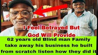 BLIND JAMAICAN MAN EXPOSED HOW’S FAMILY TRICKED HIM AND TAKE AWAY HIS SHOP BUSINESS 