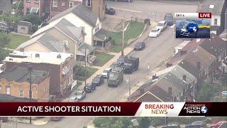 Pittsburgh active shooting situation: Sky 4 flies over Garfield neighborhood