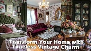 Transform Your Home with Timeless Vintage Charm | Learn How to Create a Sense of History & Character