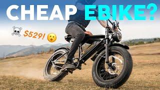 Riding The Cheapest Moped-Style E-Bike on Amazon! Good or Bad Idea? – Cycrown CycRun