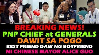 BAMBAN TARLAC MAYOR ALICE GUO DAWIT ANG PNP CHIEF AT GENERALS SA POGO RAID! TUKOY NA ANG BOYFRIEND!