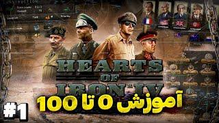 از نوبی تا پرویی | سریعترین راه برای تبدیل شدن به مستر | پارت 1 آموزش بازی Hearts Of Iron IV