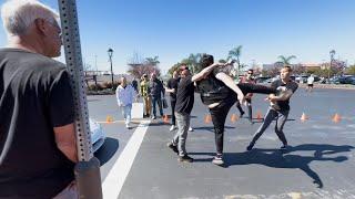 Lamborghini ... KUNG FU STYLE.... IN South OC Cars and Coffee