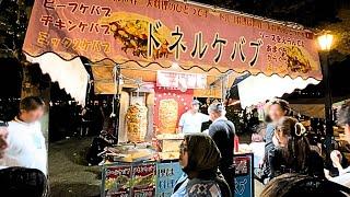 長蛇の列 "ケバブ"屋台に客が殺到!! 【大阪 天神祭】