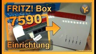 AVM FRITZ! Box 7590: DSL-Zugang verkabeln & einrichten