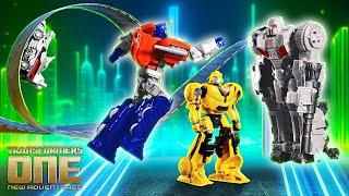 Speed, Smashes, and Sky Stunts! | TRANSFORMERS Robots