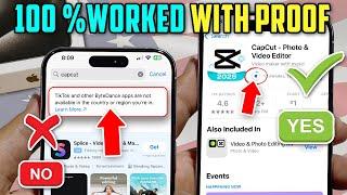 How to get capcut back after ban (ANY iphone/Country)