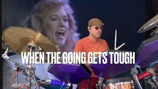 When The Going Gets Tough - 80s Simmons drum cover
