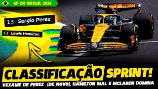 CLASSIFICAÇÃO SPRINT: HAMILTON ELIMINADO E PEREZ DÁ VEXAME | GP DO BRASIL |FÓRMULA 1|GPEMCASA+