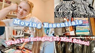 Essentials for Moving  // what I'm bringing to med school!