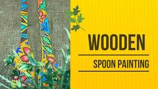 DIY /Wooden spoon painting / saba’s art corner