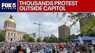 More than 5,000 at 'No Kings' protest outside Georgia capitol | FOX 5 News
