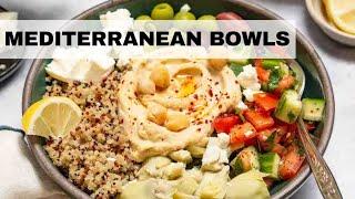 Mediterranean Bowls | Healthy and Easy Mediterranean Diet Recipe