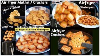 4 Airfryer Snacks Recipes | Air Fryer Namkeen Snacks |  Airfryer Recipes