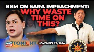 BBM, ayaw ba talaga ipa-IMPEACH si Sara Duterte? O baka naman...