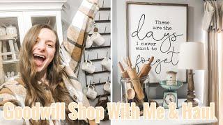 Antique Farmhouse Finds | Goodwill Shop With Me & Haul