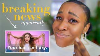 Hair Scientists react to Sarah Ingle hair science // Moisturized Hair is the biggest hair LIE?!