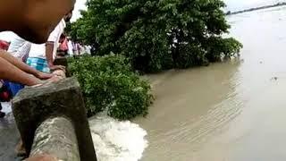 Live flood accident... Men drowning