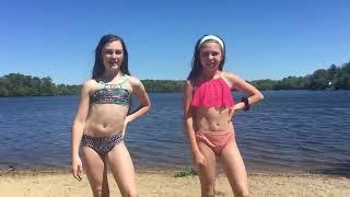 beach-nastics with Liv and Liza!