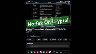 #Ripple #XRP- No Tax On Crypto!