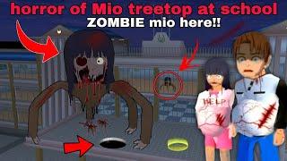 New horror in a secret place mio treetop at school ZOMBIE ||SAKURA SCHOOL SIMULATOR