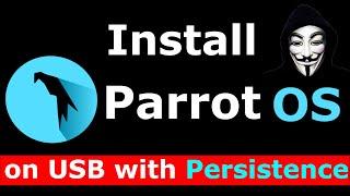 Install Parrot OS on USB key with persistence