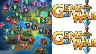 How to get MORE STATS as new player! / Gems of War Beginner Guide / Kingdom Level and Power & GEMS!!