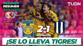 Resumen y goles | Tigres 2-1 Rayadas | Liga Mx Femenil AP2022 -Semis | TUDN