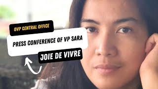 Press Conference of VP Sara Duterte || OVP Central Office || September 25, 2024