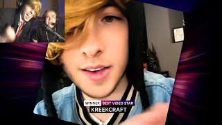 Kreekcraft reacts to winning best video star-Roblox innovation awards