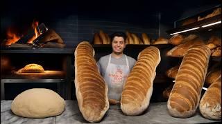 World's Largest Breads! You Won't Believe the Size | Turkish Street Food