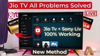 Jio Tv All Problems Solved | Kodi All Error Solved | Jio Tv On Android Tv | Jio TV in Smart Tv |