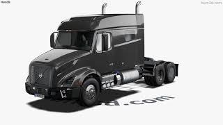 Volvo VNX 740 Tractor Truck 2023 3D model by 3DModels.org