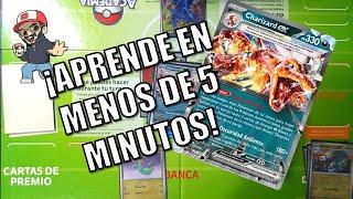 Como jugar cartas pokemon TUTORIAL EN MENOS DE 5 MIN en español Pokemon TCG