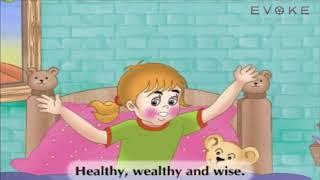 EARLY TO BED | KIDS POEM | ENGLISH