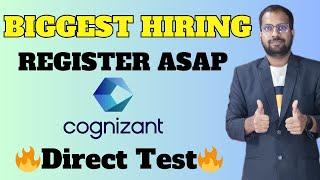 4 Direct test Opportunities | Cognizant Hiring For freshers | Experience Candidates Apply Now