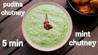 pudina chutney recipe | mint chutney | पुदीने की चटनी | pudina chatni