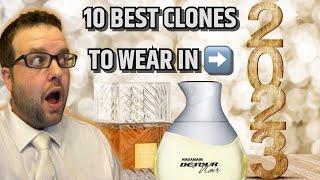 TOP 10 CLONES TO WEAR IN 2023 | MENS FRAGRANCE CLONES | LATTAFA, AFNAN, ARMAF, AND MORE